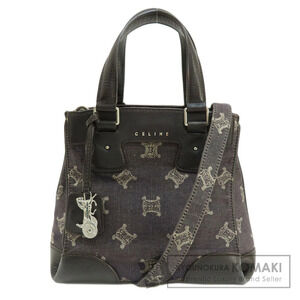 Celine Macadam Handbag Denim
